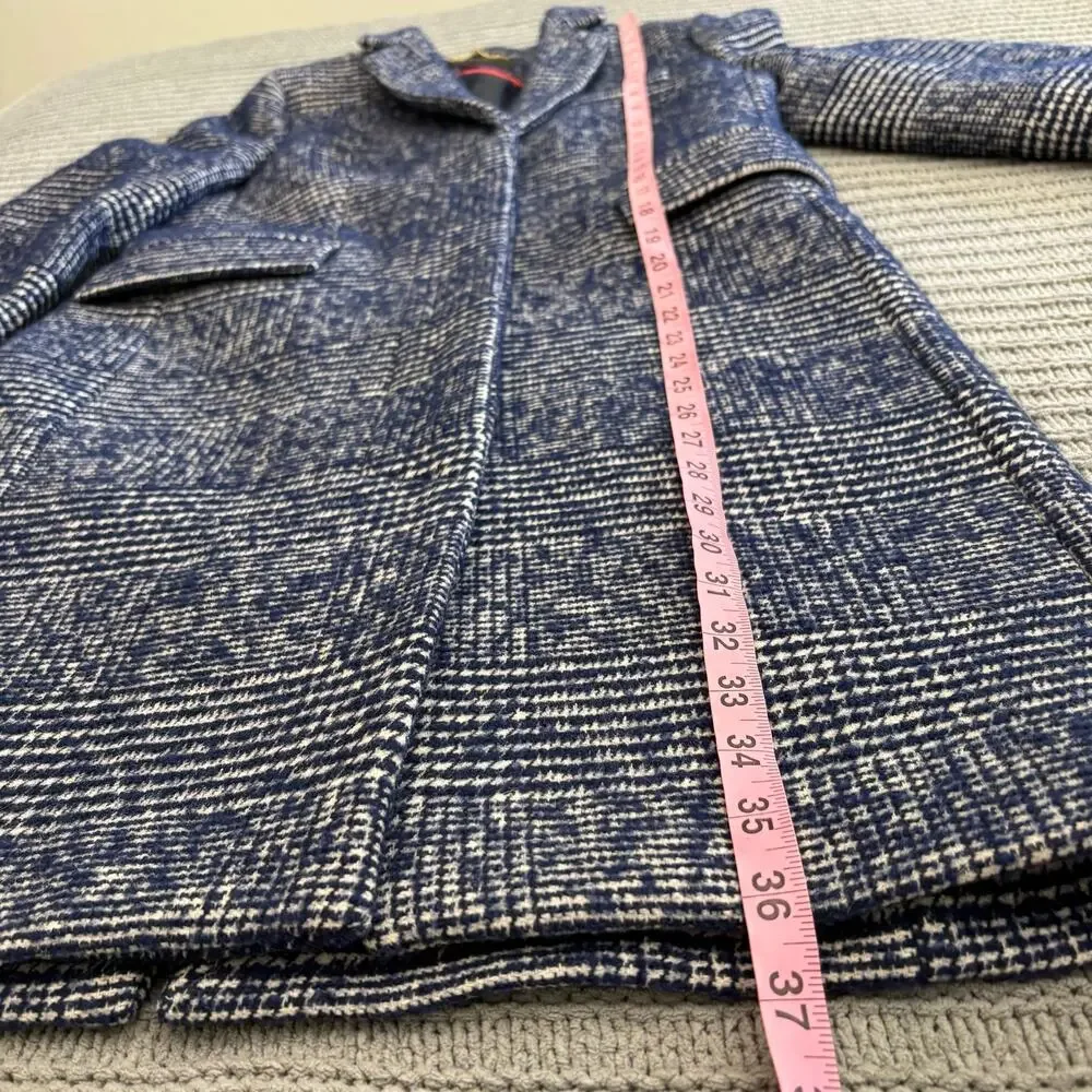 J. Crew Wool Topcoat Jacket Womens Size 4 Wool Blend Heavyweight Preppy City